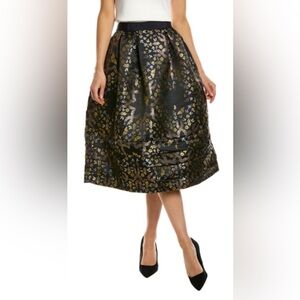 Ted Baker London Kyoto Garden jacquard midi skirt size 0